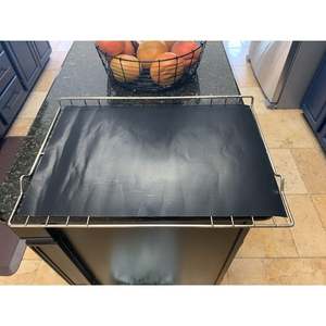 Fodere <span class=keywords><strong>per</strong></span> tappetini da <span class=keywords><strong>forno</strong></span> in PTFE nero facile da lavare - Product Image 4