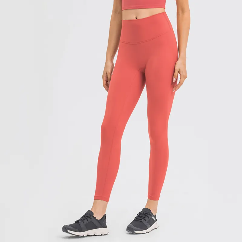 Workout Running Sport Wear Two Piece Set Women Seamless Yoga Leggings High Waisted No Front Seam