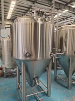 Fermenteur à bière conique Cassman 500L en acier inoxydable 304, unité de fermentation 5BBL, réservoir sous pression, système de contrôle semi-automatique, 80 mm