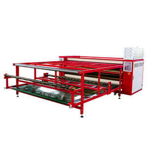 New kích thước lớn thương mại Máy ép nhiệt thăng hoa Con lăn máy truyền nhiệt mô hình 800*1900 2.5m bảng cho in ấn - Product Image 1