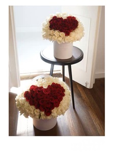 Quà Tặng Bảo Quản Rose Bao Bì Hộp Hoa Với Nắp Ribbon Xử Lý Tùy Chỉnh Rose Gold Logo Stamping Big Vòng Đặt Hộp Hoa Giấy, Quà Tặng Bảo Quản - Product Image 5