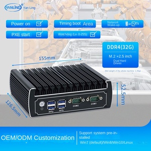 <span class=keywords><strong>Embedded</strong></span> Mini Industriële <span class=keywords><strong>Computer</strong></span> N13l2 Kleine Vesa Fanless Host Ondersteuning 4Gb Ddr4 Geheugen Nieuwe Intel Core I5 Us Plug Ssd - Product Image 2