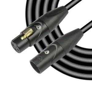Diskon besar kabel mikrofon XLR betina ke XLR kabel rol audio hifi jantan untuk tim Studio dan profesional