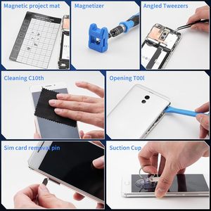 Jeu de tournevis 142 pièces, tournevis de précision électronique avec 120 embouts, kit d'outils de réparation magnétique pour iPhone, MacBook - Product Image 3