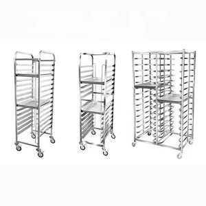 Commerciële Multifunctionele Roestvrijstalen Kar-Display Voor Droge Goederen, Bagageopslag En Bak/Drogen/Vriesrek - Product Image 4