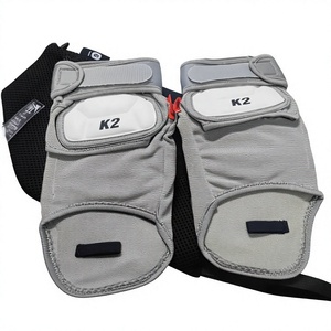 Protections de pieds K2 Taekwondo, blanc gris, mousse EVA, unisexe, équipement d'entraînement d'arts martiaux - Product Image 2