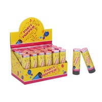 Canon à confettis Lance-confettis pour fête d'anniversaire, sûr pour les enfants, canon à confettis à ressort pour fête