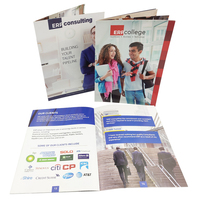 Brochure personnalisée bon marché imprimée en offset sur papier glacé 250 g/m² A4 A5