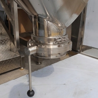 Máquina Mezcladora Agitadora de Polvo Blanqueador al por Mayor 1000L de Acero Inoxidable con Motor de Alta Precisión Automático para Detergente en Polvo