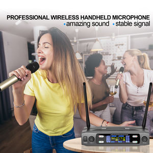 Nuevo Micrófono Inalámbrico Portátil Ligero Profesional DX2, Dinámico, Cardioide, de Mano, con Cancelación de Ruido para Karaoke - Product Image 5