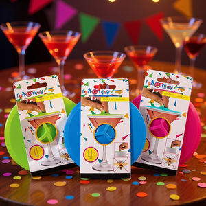 Tapas de Silicona Divertidas O Njoy de 11 cm, Cubierta Colorida para Martini, Accesorio para Fiestas a Prueba de Abejas - Product Image 3