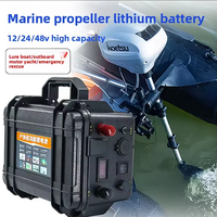 Paket Baterai Lithium LiFePO4 Semi-solid State Tahan Air 12V 100Ah untuk Memancing Kayak Trolling 6000 Siklus Baterai Premium