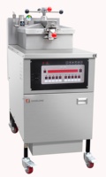 Freidora a Presión Eléctrica Comercial Programable para Pollo Broaster Tipo KFC con Filtro de Aceite