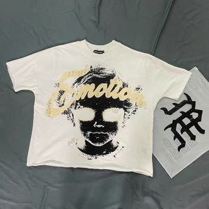 Wholesale Mixed Emotions Tee <b>Shirt</b> Alien Octopus Top Quality Cotton Hot Diamond Casual <b>Short</b> <b>Sleeve</b> Full Print T-<b>shirt</b> for <b>Men</b> - Product Image 5