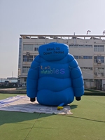 巨型广告促销充气羽绒服模型定制充气服装羽绒服模型用于装饰