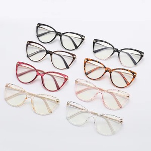 Lunettes bloquant la lumière bleue cadre femmes concepteur de luxe rétro lunettes dames cadre optique <span class=keywords><strong>2023</strong></span> tendance - Product Image 1