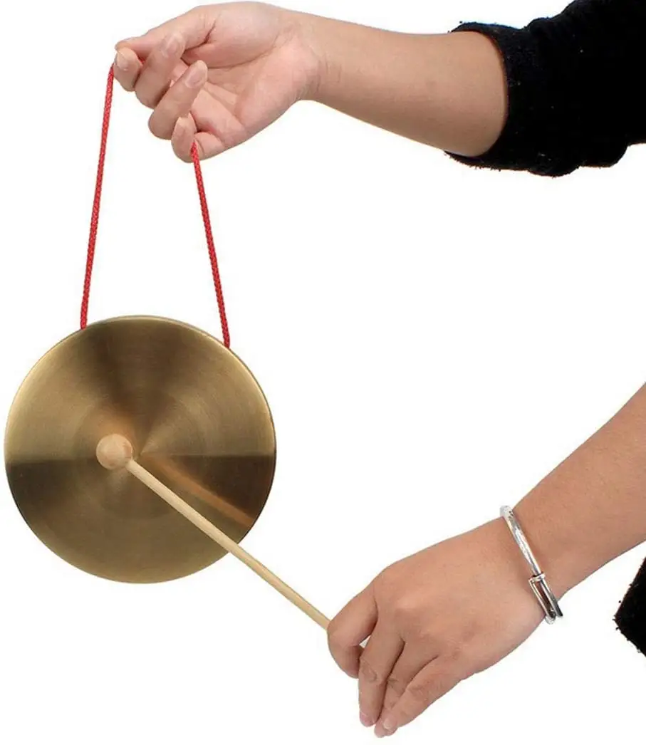 Gelsonlab HS-CY10 Mini Gongs Tamburin Becken Percussion Musical Instruments