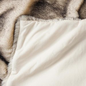 Plaid en fausse fourrure Zhengtai à poils longs et brossés, doux, chaud, luxueux et moelleux - Product Image 4