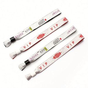 Bracelet en tissu VIP pour événements sportifs, avec ruban, directement de l'usine - Product Image 1