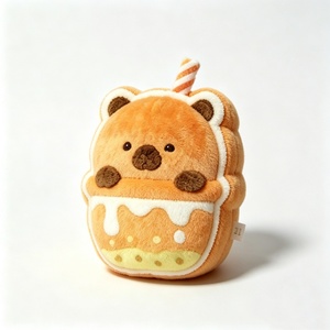 Custom capybara <b>boba</b> plush, capybara milk tea plush, orange capybara <b>bubble</b> tea plush, capybara drink stuffed toy - Product Image 2