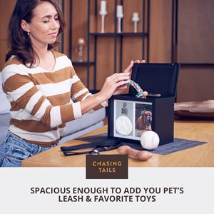 JQ <span class=keywords><strong>Biodegradable</strong></span> Urnas Memorial Collar Foto Madera Diseño Mascota <span class=keywords><strong>Urna</strong></span> Urnas Para Cenizas Mascotas - Product Image 5