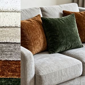 Tissus d'ameublement en velours polyester pour canapés et meubles, <span class=keywords><strong>chenille</strong></span>, vente en gros, Chine - Product Image 1