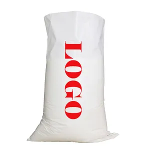 Saco de polipropileno costales rafia 25 kg 50 kg PP dệt Bao Polypropylene túi 100kg cho bột gạo Ngô ngô hạt bột