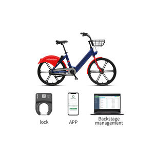 Solución de bicicleta eléctrica pública sin muelle 4G, servicio Velo Libre, Candado De Bicicleta, sistema para compartir bicicletas urbanas, bloqueo de alquiler de bicicletas - Product Image 1