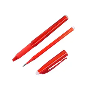 Penne cancellabili del Gel 0.5mm penna cancellabile multicolore ritrattabile dell'inchiostro del Gel penna a sfera nera blu rossa del rullo dell'inchiostro del Gel della gomma