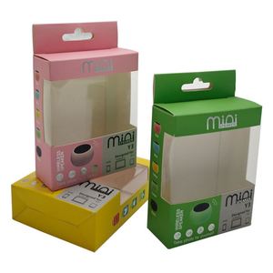Custom <b>Small</b> <b>Lid</b> and Base Paper <b>Boxes</b> Hard Gift Package 2 Pieces Rigid Paper Box <b>With</b> Window - Product Image 1