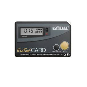 Dosímetro de Radiación Gamma Personal Ecotest Card DKG-21 86x54x9mm para Uso Industrial - Product Image 1