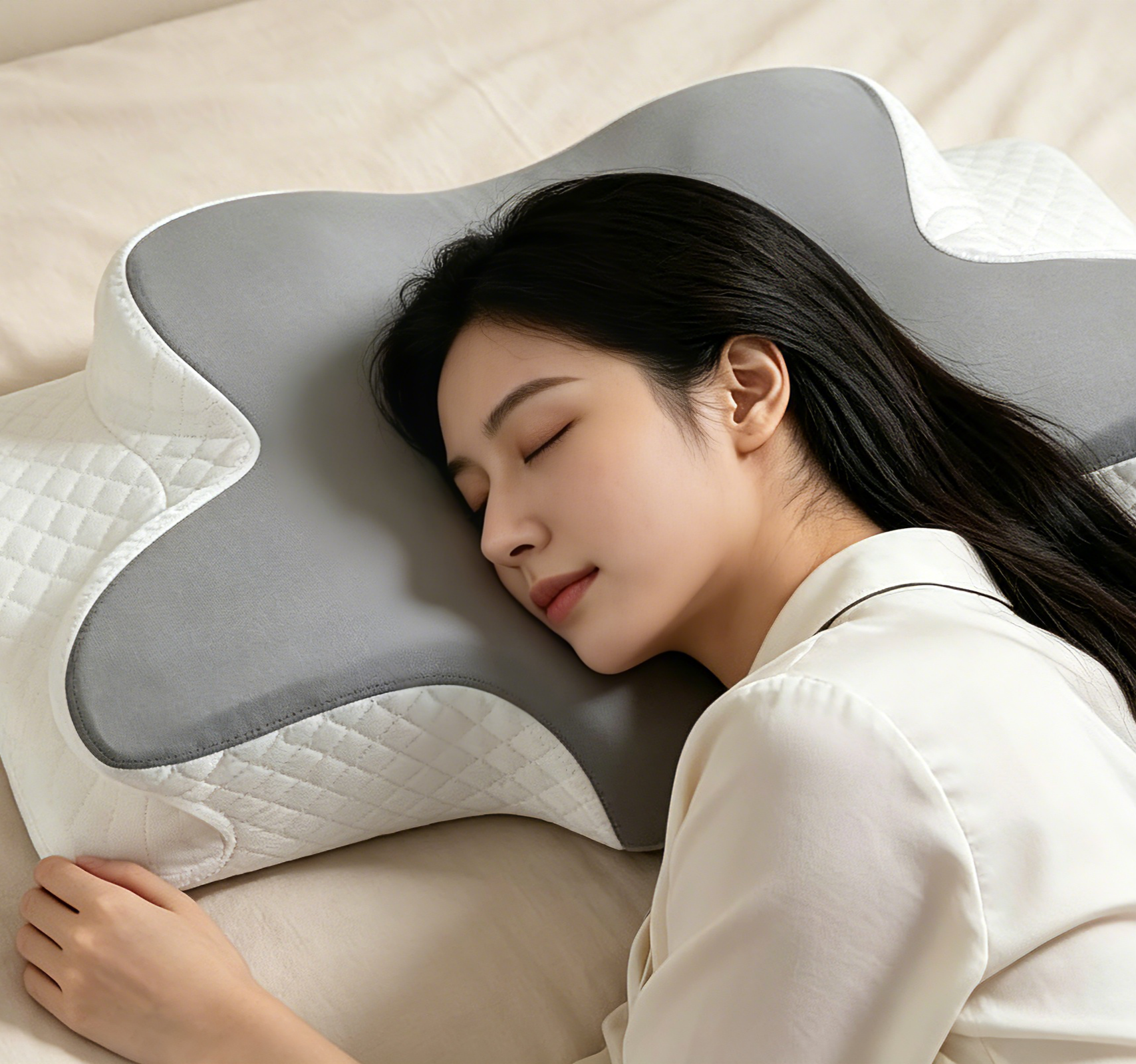 Ergonomic Butterfly Neck Pillow – Memory