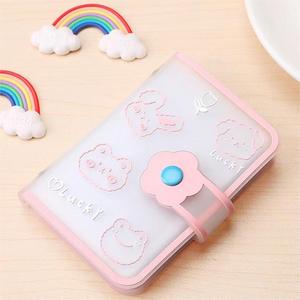 Coreano PVC plastica mini 20 tasche foto carta d'identità libro raccoglitore cartone carino album fan <span class=keywords><strong>club</strong></span> collezione regali kpop PhotoCard - Product Image 4