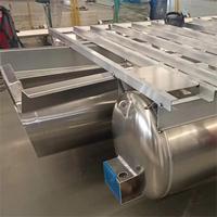 Tubes de ponton de 5m à 12m pour bateau-maison, bateau flottant, bateau de pêche, plateforme de ponton en aluminium, personnalisation possible