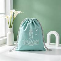 Sacs à cordon en toile écologique recyclable imprimés sur mesure, pochettes de rangement lavables pour cadeaux, vente en gros, multi-usages, portables