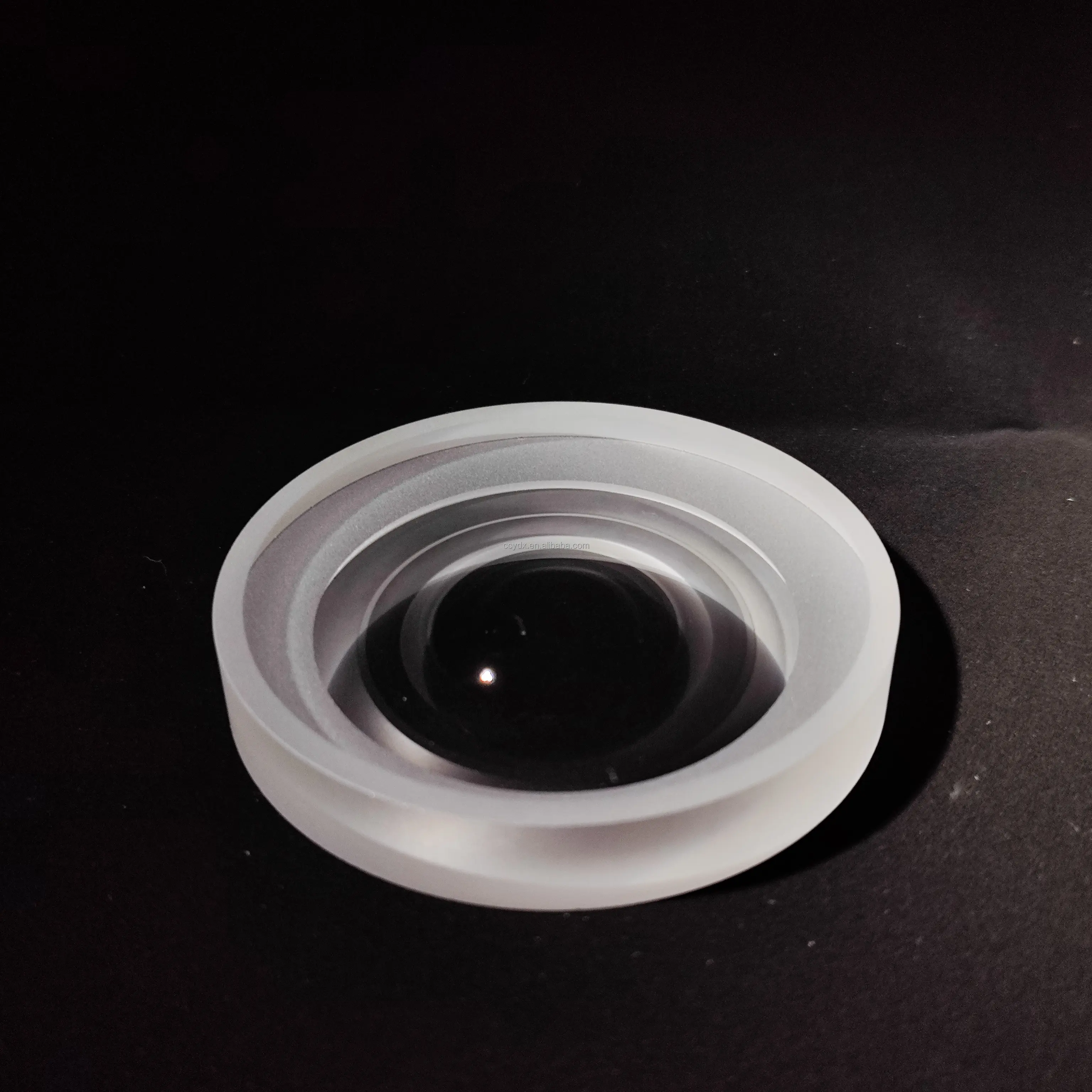 光学レンズバイコンケーブレンズ透明メーカーは中国のプロジェクター用ガラスを供給機器バイコンケーブレンズ球面