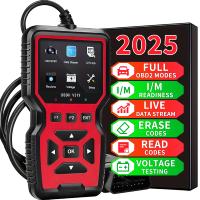 Lector de Códigos de Sistema Completo OBDII, Herramienta de Diagnóstico Automotriz Portátil V519 ELM327, Escáner USB con Pantalla LCD, Universal, 1 Año de Garantía