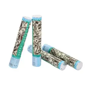 À la mode Cash Dollars Money Rain Super Shot Confetti Cannon Poppers