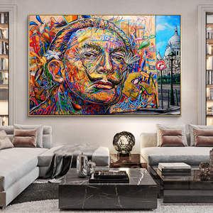 Arte di Graffiti Urbani, Dipinti su Tela, Poster Astratti, <span class=keywords><strong>Stampe</strong></span> d'Arte <span class=keywords><strong>per</strong></span> Soggiorno - Product Image 1