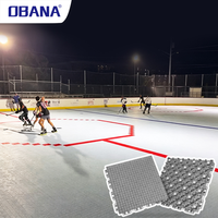 Dalles de terrain de hockey emboîtables en PP conformes aux normes FIBA - 15 mm d'épaisseur, revêtement sportif suspendu, patinoire de hockey sur roulettes professionnelle