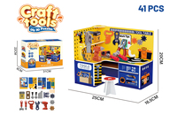 Ensemble de jeu DIY pour enfants, kits d'art en mousse 3D EPS avec accessoires de cuisine et de docteur en plastique