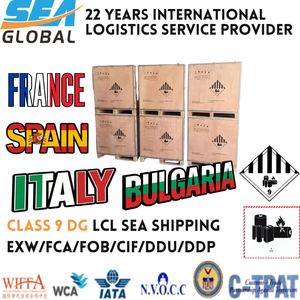 Dangerous Goods <strong>Shipping</strong> <strong>Agent</strong> <strong>to</strong> <strong>Italy</strong> France Spain Bulgaria Freight Forwarder LCL <strong>Shipping</strong> Battery Logistics Services - Product Image 1