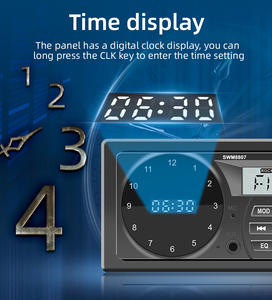 Nuevo reproductor MP3 de Radio de coche BT con control remoto en el volante compatible con radio de coche FM / USB / SD / AUX - Product Image 6