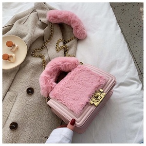 Hermoso las señoras de las mujeres blanco negro Rosa caqui Otoño Invierno de piel bolso bolsos - Product Image 6