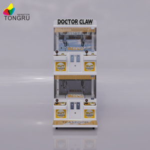 नए 4 खिलाड़ी टॉय क्लाव क्रेन हड़प मशीन बहु व्यक्ति डबल परत छोटे खिलौना क्रेन क्लाव मशीन सिक्का डॉल पार्क के लिए खेल संचालित करता है - Product Image 1