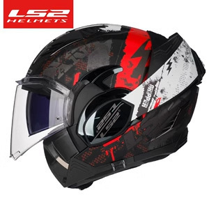 <span class=keywords><strong>Casco</strong></span> Modular para Motocicleta <span class=keywords><strong>LS2</strong></span> FF900, Diseño Gráfico <span class=keywords><strong>Blanco</strong></span> y Negro, con Correa de Mentón de Liberación Rápida y Sistema de Ventilación - Product Image 5