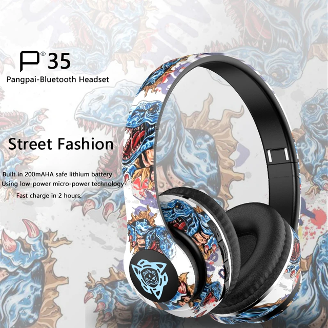 High Quality Strong Bass Over-Ear Waterproof Noise Cancelling Universal Wireless Headphones Headset Stereo Overhead Headphones