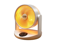 Ventilateur USB portable personnalisé avec lumière nocturne rotative, ventilateur de table pour la maison et le bureau, petit ventilateur