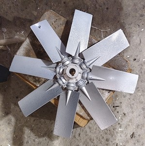 Hélice de ventilateur axial en alliage d'aluminium à haute efficacité pour les systèmes de refroidissement et de ventilation industriels - Product Image 3