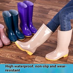 <span class=keywords><strong>Bottes</strong></span> <span class=keywords><strong>de</strong></span> <span class=keywords><strong>pluie</strong></span> hautes antidérapantes pour femmes, vente en gros, protection du travail hivernal, chaussures <span class=keywords><strong>de</strong></span> travail <span class=keywords><strong>chaudes</strong></span> pour la cuisine, résistantes à l'eau - Product Image 3